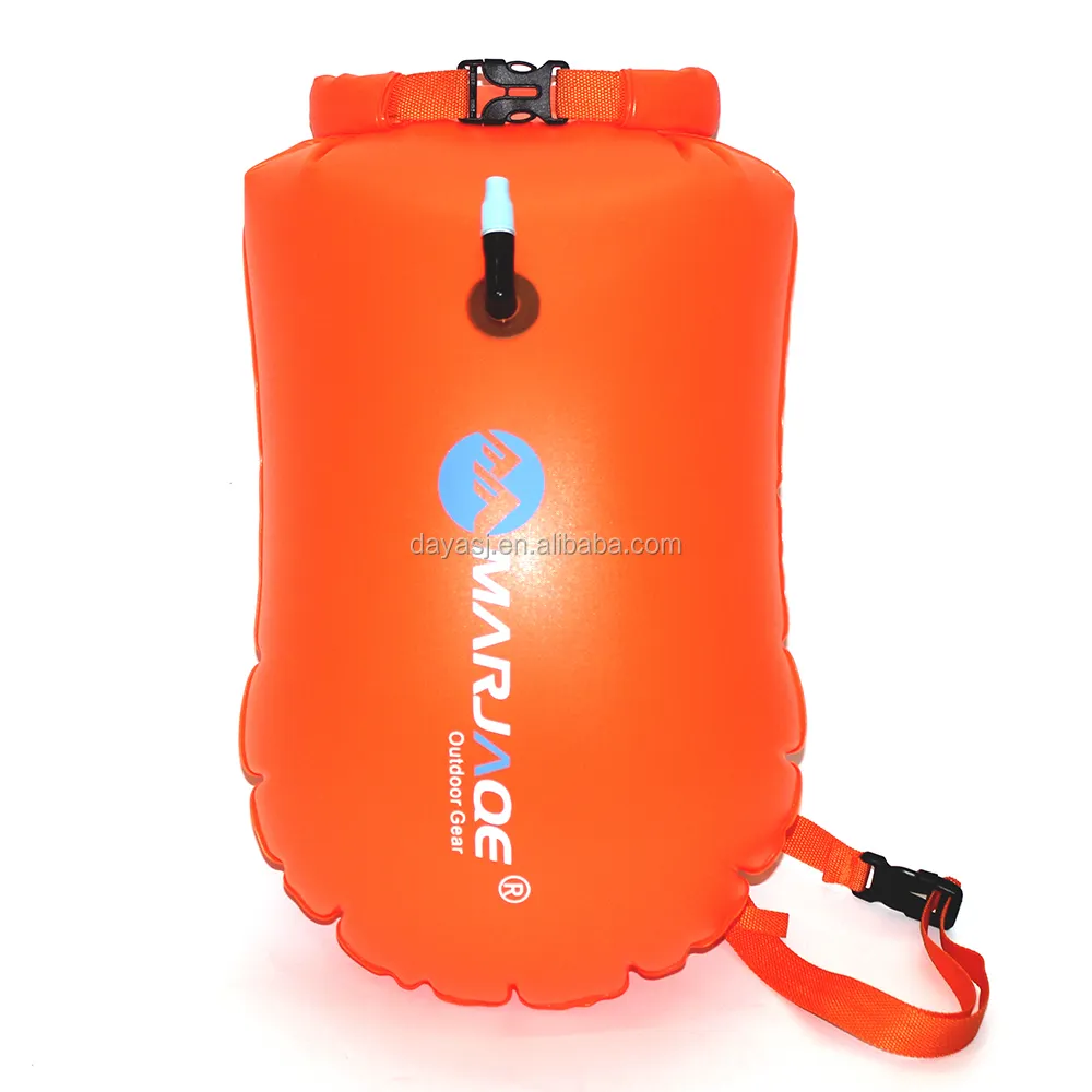 20L PVC Saco Seco Impermeável Ao Ar Livre Inflável Life-saving Armazenamento Saco Deriva Rio Rafting Canoagem de Flotação Natação Bóia