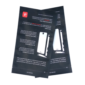 Customized printing plastic 3 side seal phone case bag, phone cover packaging