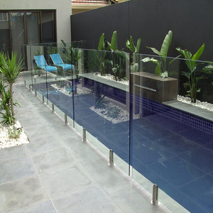 Balustrade extérieure De <span class=keywords><strong>Piscine</strong></span> De Conception de Barrière De <span class=keywords><strong>Verre</strong></span> - Product Image 5