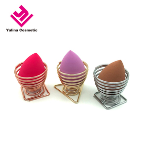 2020 più venduto oro rosa in metallo a spirale porta spugna per il trucco per lo strumento di supporto - Product Image 3