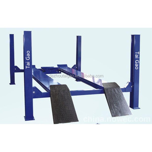 3.5T 4 Post Hydraulic Wheel Alignment <strong>Car</strong> Lift With Rolling <strong>Jack</strong> With Low <strong>Price</strong> - Product Image 5