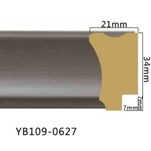 YZK מפעל סיטונאי YB109 סדרת פוליסטירן PS מסגרת דפוס עבור תמונה תמונה מסגרות