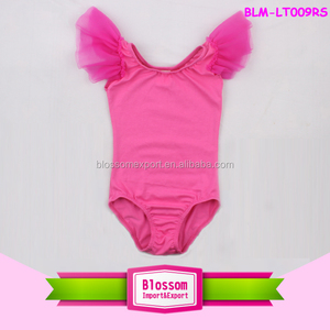 Formazione Dancewear Ragazze Leotard di Balletto del capretto Vestiti Del Bambino All'ingrosso <span class=keywords><strong>Ginnastica</strong></span> Body Con Tulle Ruffle Maniche Svolazzano - Product Image 2