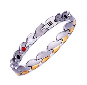 Bracelet magnétique bio-énergétique en acier inoxydable à longueur réglable pour femmes, pour les États-Unis, livraison rapide (RTS) - Product Image 3