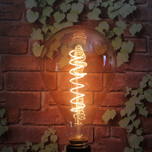 PS160 6W E27 Vintage <strong>Edison</strong> <strong>Light</strong> 1800K Dimmable LED Spiral Filament Bulb PS52 / A160 - Product Image 5