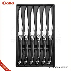 QANA-Juego de cuchillos de chef de acero inoxidable, alta calidad, venta al por mayor, OEM