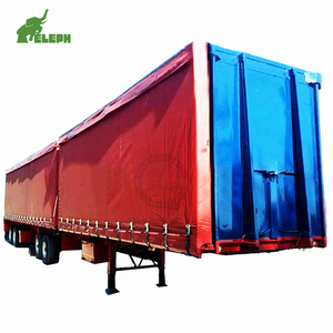 Semirremolque de Lona de 3 <span class=keywords><strong>Ejes</strong></span> y 40 Pies <span class=keywords><strong>para</strong></span> Transporte de Carga, <span class=keywords><strong>Precio</strong></span> de Fábrica - Product Image 2