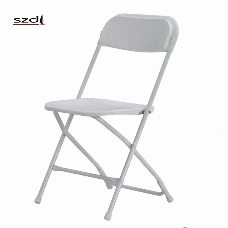 free sample cheap price hot sale india Wholesale party chairs white plastic folding chair Outdoor furniture garden chairs