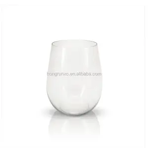 Crystal Wedding Unbreakable Disposable Plastic Wine Glass 16oz