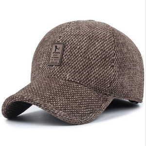 Hommes <span class=keywords><strong>de</strong></span> Laine D'hiver En Plein Air Oreille Baseball <span class=keywords><strong>Chapeau</strong></span> Chaud Papa <span class=keywords><strong>Chapeau</strong></span> - Product Image 2