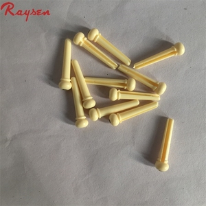 Perni per Ponte di Chitarra in Plastica ABS Economici, Tirapunghi per Corde Acustiche, Accessori per Strumenti a Corda Bianco Avorio Nero - Product Image 6