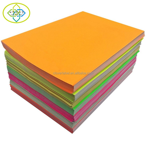Papel Adhesivo Fluorescente Colorido A4 para Escribir - Product Image 3