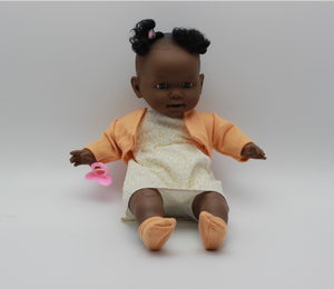 Poupée africaine de 14 pouces avec peau noire, poupées réalistes pour enfants - Product Image 5