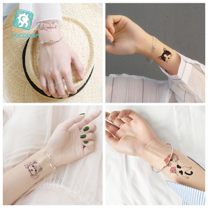16 Hojas de <span class=keywords><strong>Tatuajes</strong></span> <span class=keywords><strong>Temporales</strong></span> Impermeables Variados, Diseño de Gato de Dibujos Animados, Tatuaje Adhesivo <span class=keywords><strong>para</strong></span> Mujer, Arte Corporal Sexy <span class=keywords><strong>para</strong></span> Brazo y <span class=keywords><strong>Cuello</strong></span>. - Product Image 3
