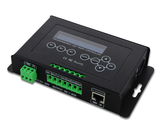 BC-322-6A led grow aquarium plant full spectrum 12 volt sunrise light stage lighting light controller dimmer automatic