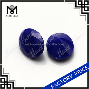 Wuzhou fábrica precios ronda sintético duro nano azul lapislázuli <span class=keywords><strong>piedra</strong></span> - Product Image 4