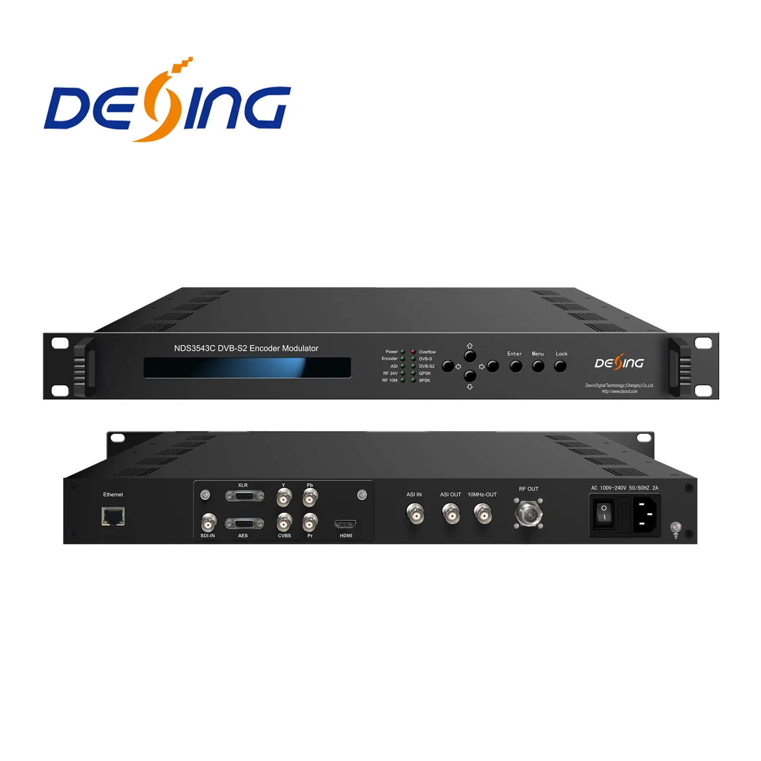 NDS3543C dvb-s2 8psk uplink المغير hdmi معدّل جهاز تشفير