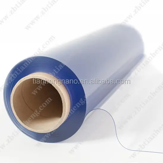 Transparent with embossed pattern PVC sheet hard plastic roll
