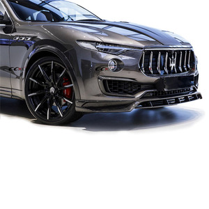 Magnifique kit carrosserie en fibre de carbone de style <span class=keywords><strong>LD</strong></span> pour Maserati Levante : lèvre avant, diffuseur arrière, aileron arrière, jupes latérales, capot - Product Image 4