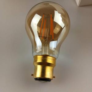 หลอดไฟ LED แบบเอดิสัน220V 240V หรี่แสงได้โคมไฟแก้ว A60 B22หลอดไฟไส้หลอด LED แนววินเทจโบราณ<span class=keywords><strong>4W</strong></span> - Product Image 4