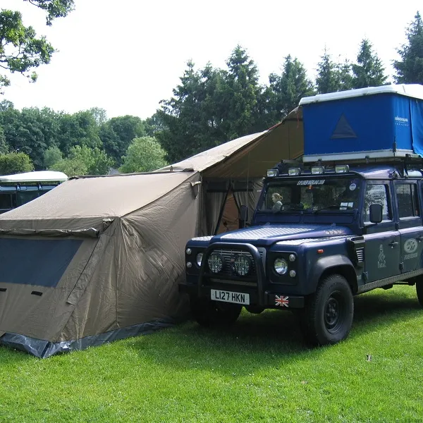 2.6x1.8m OZ tent canvas safari tent 30s set up car cover