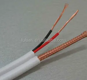 Siamese Cable RG59 2C Power Cable for Security Camera