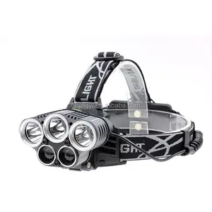 Hot verkauf 5leds scheinwerfer USB Rechargeable LED Head Light