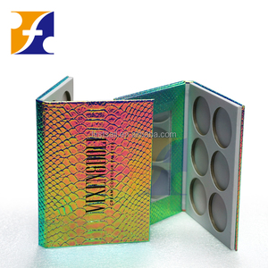 LOGO privada <span class=keywords><strong>vac</strong></span>ía paleta magnética leser brillo sirena concha embalaje pallet para colorete - Product Image 1