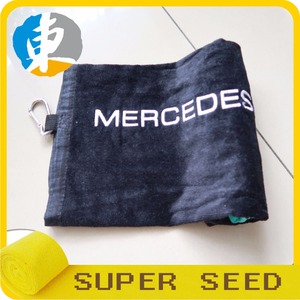 100% Cotton Velour Golf <b>Towel</b> Fiber Reactive Print with Hook Premium Golf Products - Product Image 4