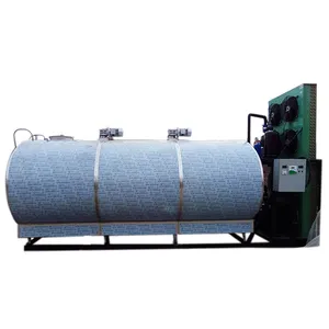 Best sale 1000 liter stainless steel raw milk cooling tank for dairy farm