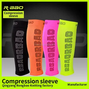 En gros Genou Haute Courir Sport veau compression manches, Sport Compression Chaussettes