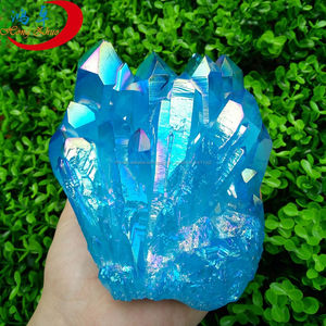 Bleu <span class=keywords><strong>aura</strong></span> quartz cristaux Irisés cluster <span class=keywords><strong>aura</strong></span> quartz gros - Product Image 2