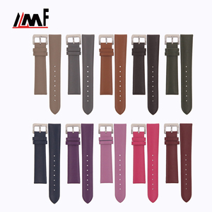 Correa de reloj con conector y hebilla de último diseño, correa de reloj inteligente de grano de pantorrilla suave italiana de lujo para reloj inteligente Apple o Samsung - Product Image 2