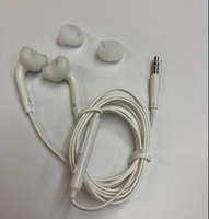 Headset Handsfree Original S6 3.5mm 110cm In-ear Berkabel dengan Mic untuk Samsung