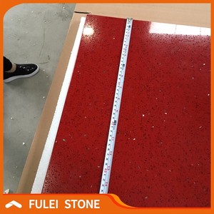 Composite gros rouge étincelle pierre de quartz comptoir prix inde - Product Image 6