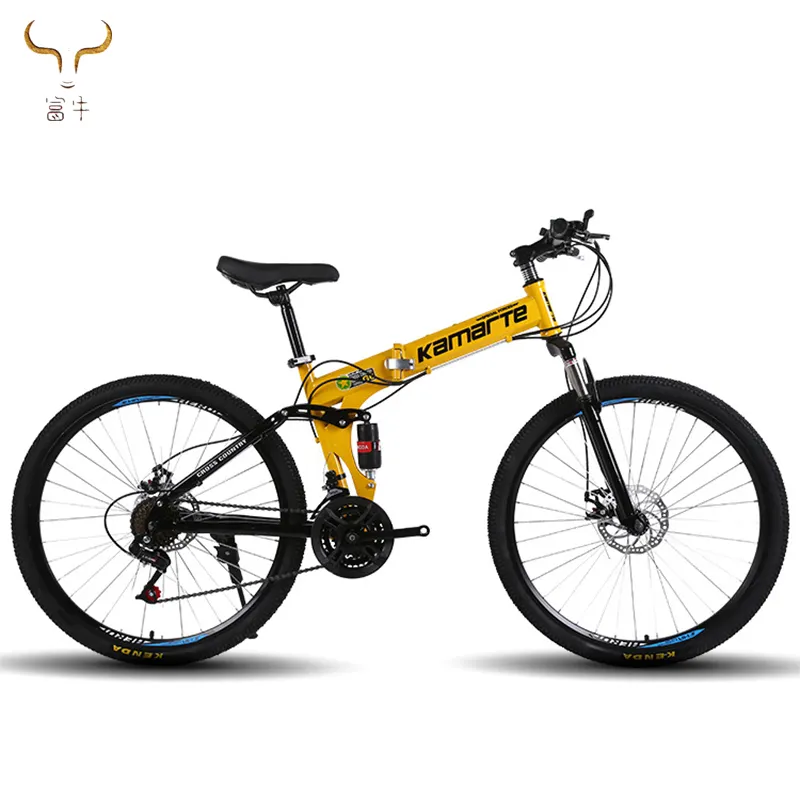 จักรยานเสือภูเขาสำหรับเด็กฟรีสไตล์ OEM,จักรยานเสือภูเขาแบบพับได้ Fashional MTB ขนาด26นิ้วปี27.5