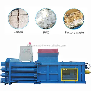 Hot sale corrugated carton hydraulic baler cardboard horizontal baling compactor for wool waste paper