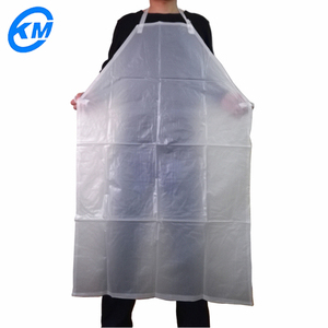 La protección en el trabajo, a prueba de <span class=keywords><strong>aceite</strong></span> y débil ácido-base sin mangas nueva de PVC ecológico delantal y oversleeve - Product Image 2