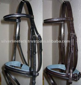 บังเหียนม้าบุหนังนิ่มทนทาน - Product Image 2