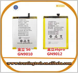טלפון סלולרי סוללה gionee Suppliers-עבור Gionee S6PRO סוללה GN9012 BL-N3130 batteria סוללה עבור allview הסלולר