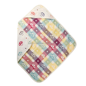 Personalizado Suave Estupendo 100 de Algodón de Gasa <span class=keywords><strong>Muselina</strong></span> Del Bebé Con Capucha Toallas - Product Image 1