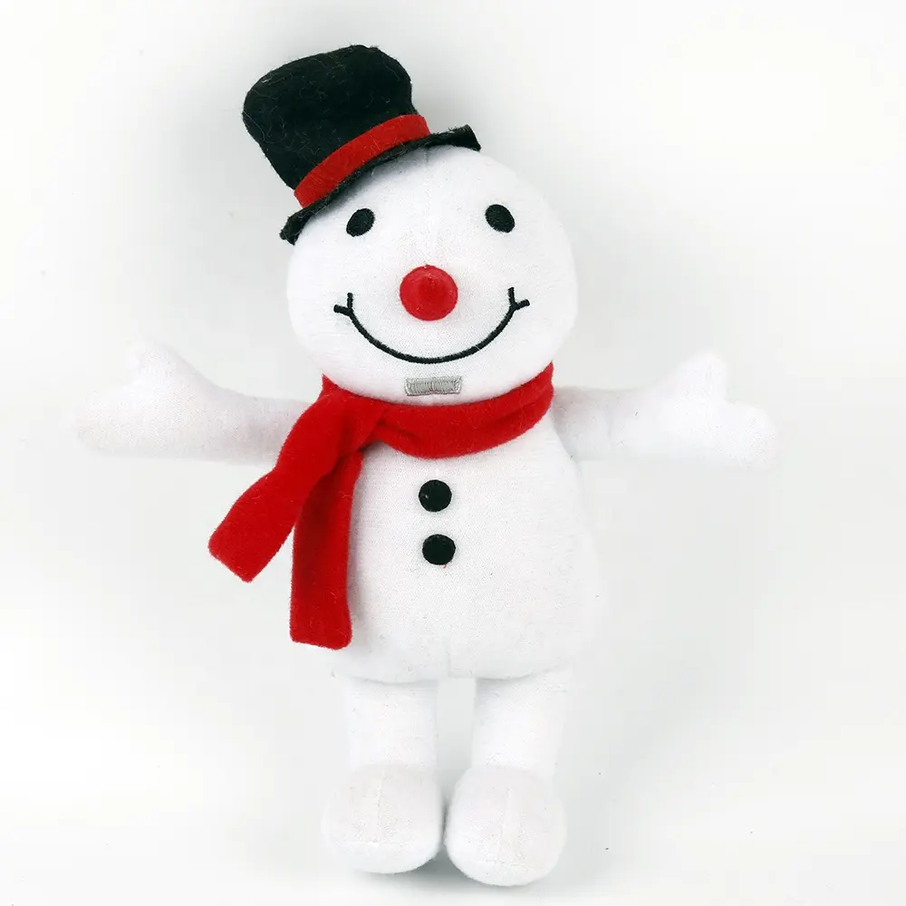 Aangepaste Gevulde Custom Kerst Pluche Sneeuwpop Speelgoed