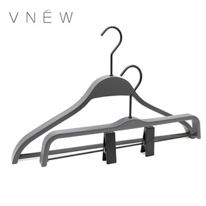 Cintres à pantalon en plastique ABS noir <span class=keywords><strong>Zara</strong></span> avec pince - Product Image 2