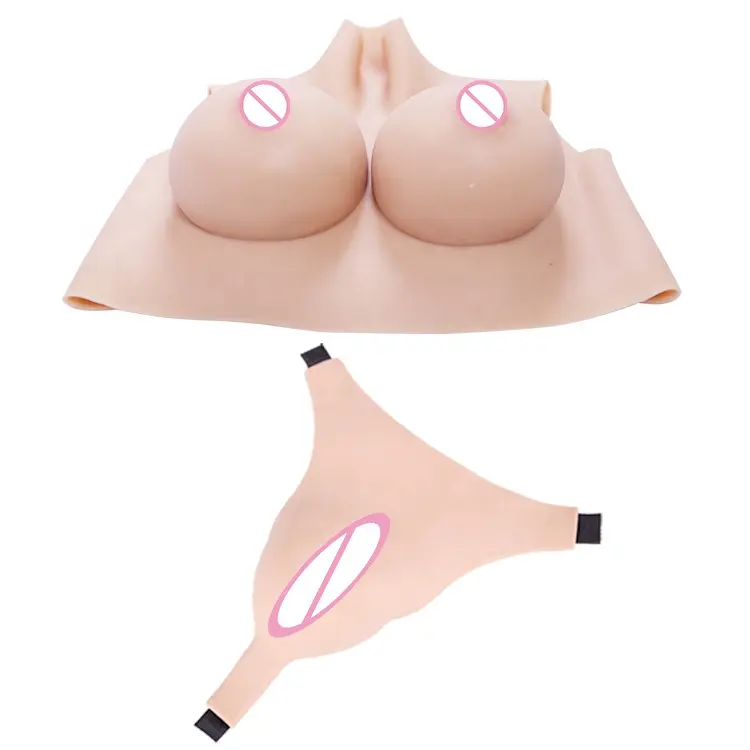 Poitrine en silicone travesti pour femmes et hommes, gff cache-poitrine pour cosplay