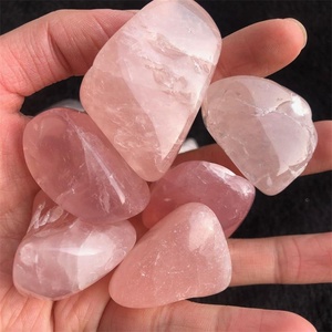 Wholesale Natural Polished <strong>Big</strong> Rose Quartz <strong>Crystal</strong> Tumbled Stones Gravel Gemstone for Decoration - Product Image 4