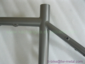 Titanio bicicleta de montaña 29er mtb <span class=keywords><strong>bike</strong></span> titanio marco marco de la e-bici con 700C tamaño de la rueda - Product Image 6