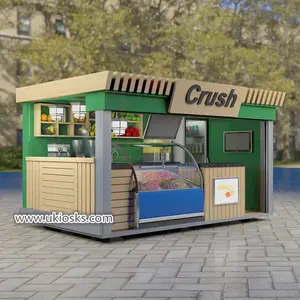 Bán Chạy Nhất Đường Phố Thực Phẩm Kiosk Ngoài Trời Kiosk Nước Trái Cây Kiosk Để Bán