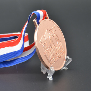 2017 Dollar recompensa oro personalizado voleibol Campeonato medallas deportivas - Product Image 4