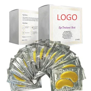 24K Gouden Collageen Eye Pads Gel Oogmasker Voor Ogen Behandeling Wallen Anti Aging Verwijderen Tassen Diepe Hydratatie