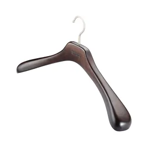Nouveaux cintres en bois avec épaules larges, <span class=keywords><strong>cintre</strong></span> supérieur pour pantalons - Product Image 1